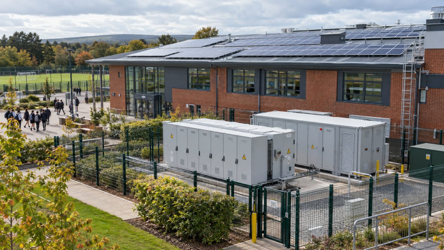 Commercial battery storage system