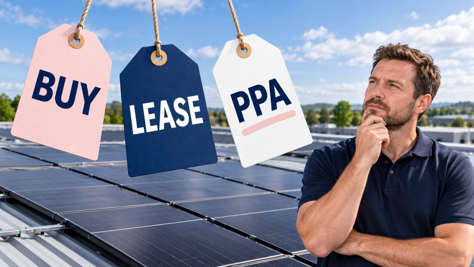 Ways to pay for solar: buy, finance or PPA