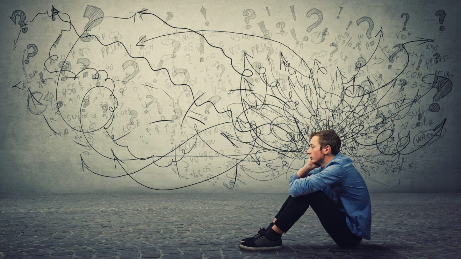 Worker experiencing stress at work
